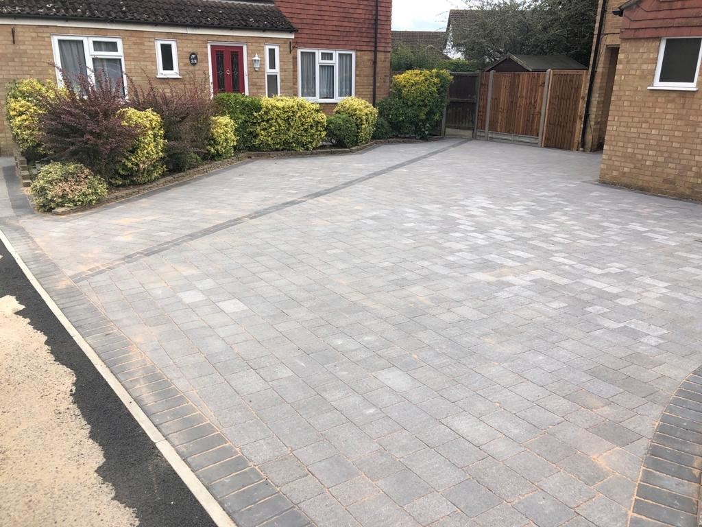 Installing Block Paving in Devon Blackwater Driveways and Patios project work
