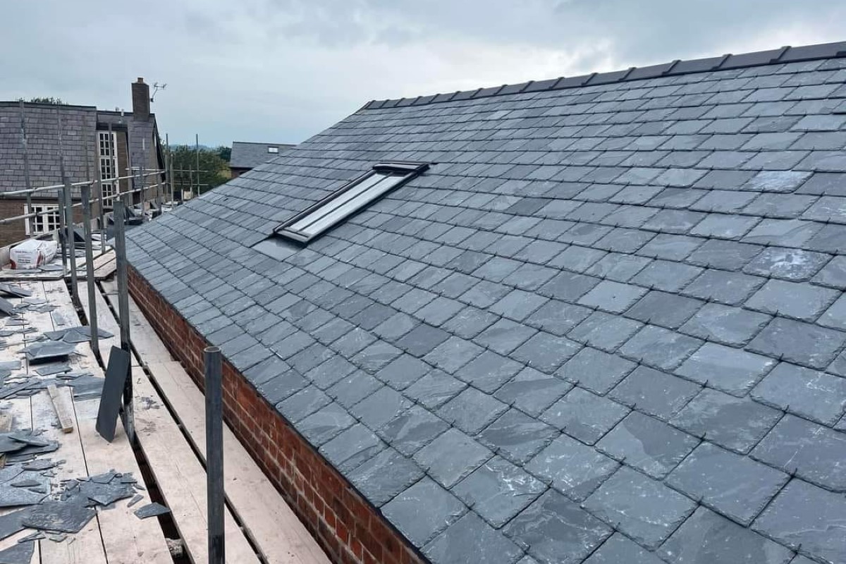 Installing Block Paving in Devon Barrow Valley Roofing project work